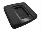 Leather Console Lid Armrest Cover for Chevrolet Silverado (2014–2020) Green Stitch
