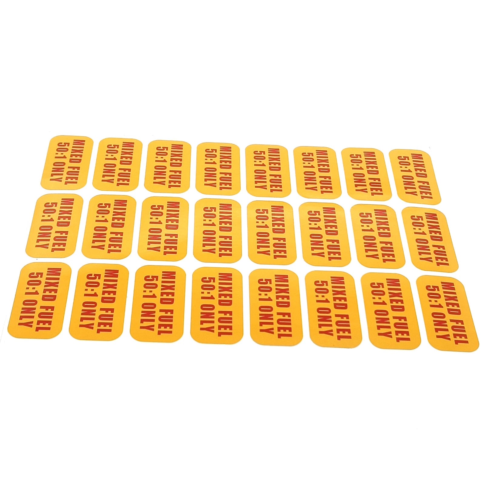 Mixed Fuel Sticker 50:1 for All Makes and Models