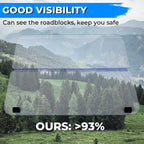 Clear Folding Windshield for Yamaha G2/G9 Golf Cart (1985–1995)