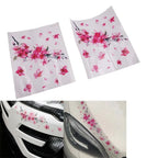 2 x Car Decoration Stickers for Cherry Blossom