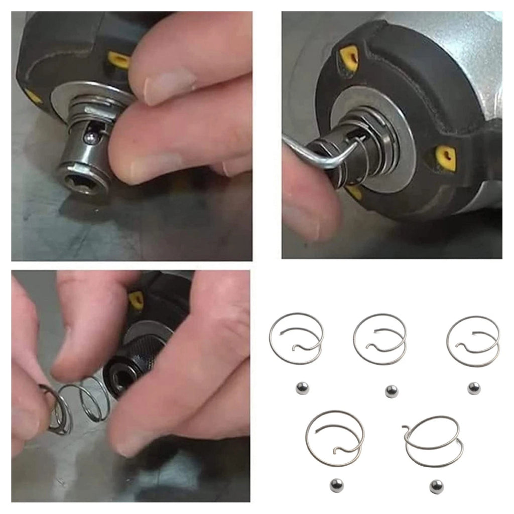 Set of 5 Springs & Steel Balls for Impact Driver Repair (N078434 N089668)