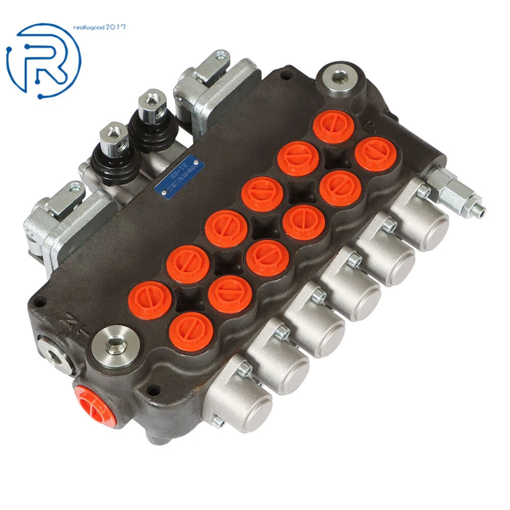 6 Spool Hydraulic Directional Control Valve for Backhoe