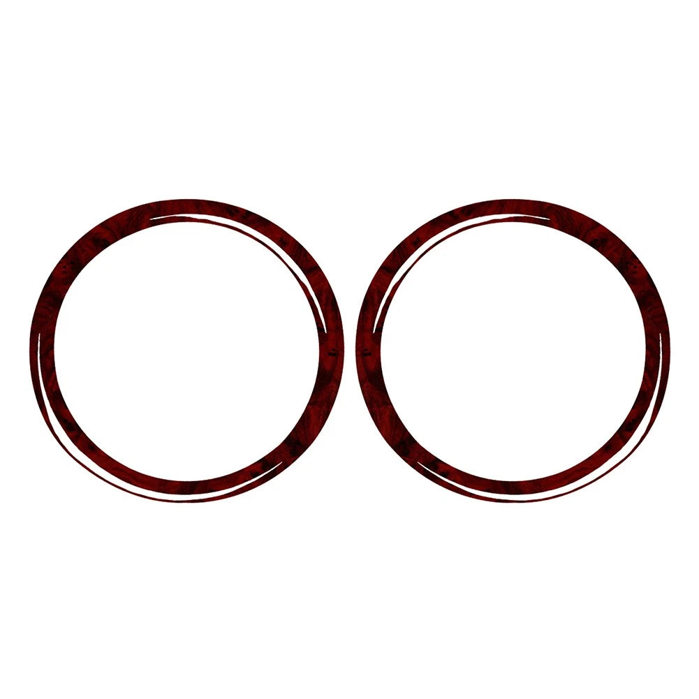 Door Loud Speaker Ring Cover Trim for BMW 3 Series E36 (1991–1999) Red Wood Grain
