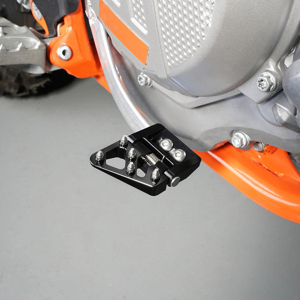 CNC Folding Brake Pedal Tip for KTM 250 300 350 450 500 EXC-F EXC XCW (2017–2026)