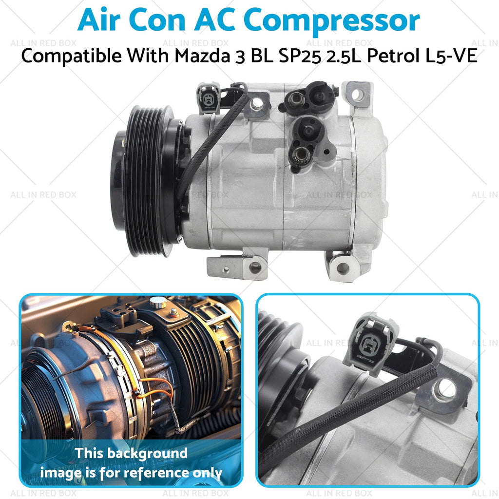 A/C Compressor for Mazda 3 BL SP25 2.5L Petrol (2009–2013)