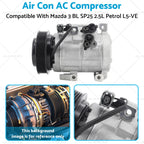 A/C Compressor for Mazda 3 BL SP25 2.5L Petrol (2009–2013)