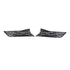 Set of 2 Front Fog Light Covers for Honda Odyssey (2014–2017) Black