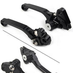 Black Pivot Dirt Clutch Brake Levers for Kawasaki KX250 (2005–2008), KX250F (2005–2012), KX100