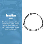 Hood Release Cable for Ford F-150 Expedition Navigator (1997–2021)