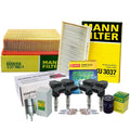 Tune Up Kit with 4 Mann Filters & 4 Denso Iridium Spark Plugs for Audi A4