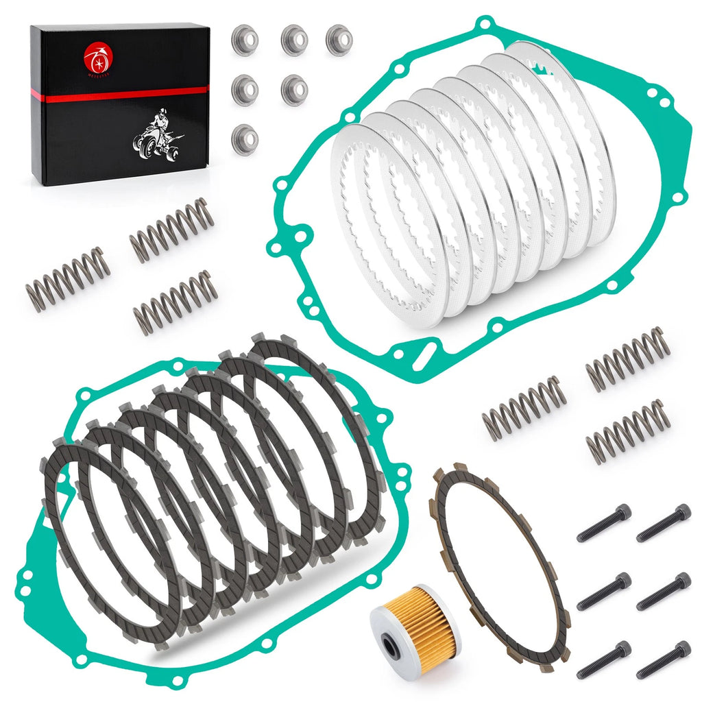 Clutch Friction Plates Gaskets Oil Filter Kit for Polaris Predator 500 (2003–2007)