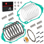 Clutch Friction Plates Gaskets Oil Filter Kit for Polaris Predator 500 (2003–2007)