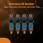 4PCS Fuel Injectors for Lexus CT200H 1.8L (2011–2015)