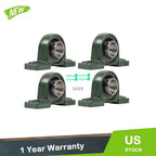 Set of 4 Pillow Block Bearings for UCP 206-20 (Self Aligning, 1-14" Bore)
