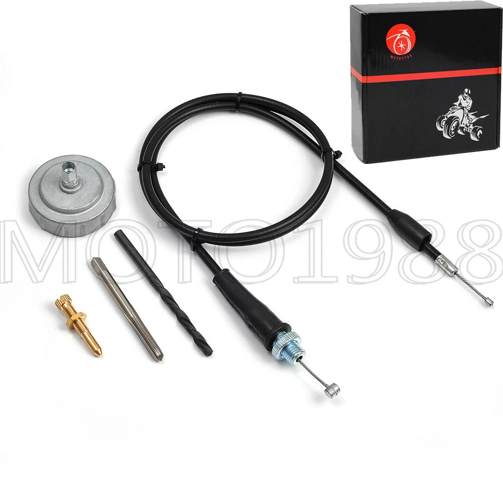 Throttle Cable Removal Eliminator Carb Cap Kit for Yamaha YFS200 Blaster (1988–2006)