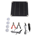 10W Solar Battery Charger for Cars RVs Boats Motorcycles