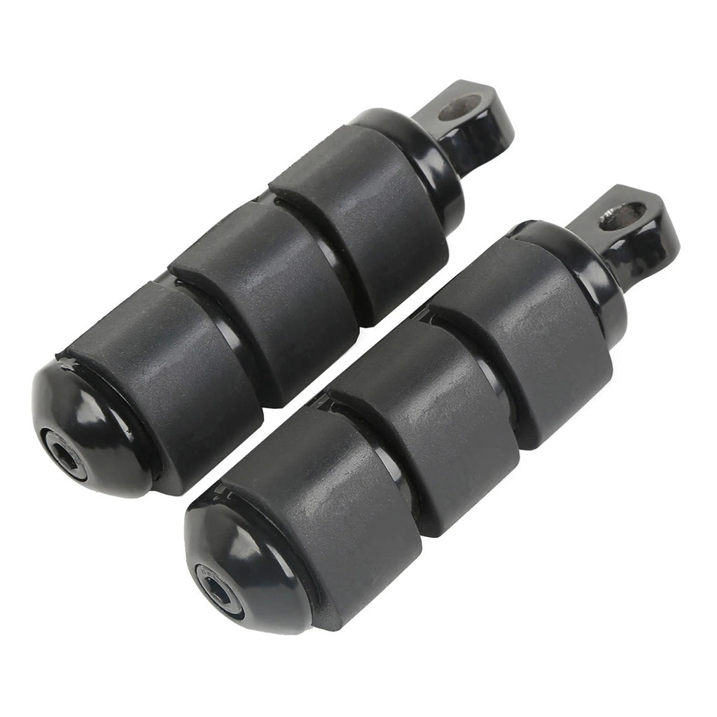 Anti Vibration Rubber Footpeg FootRest for Harley Softail Dyna