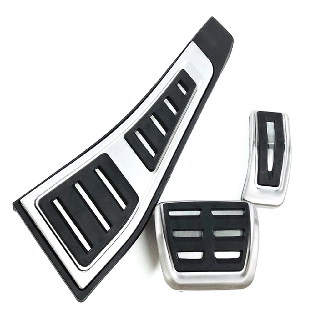 RHD Foot Rest Brake Accelerator Pedal Covers for Audi A4 S4 A5 Q7 (2000–2023)