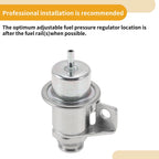 Fuel Pressure Regulator for Chevrolet S10 (1994–2000) No.FP10027 Metal 20-70 Psi