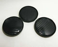 4 x Black Carbon Fiber Look Wheel Hub Center Caps Covers 60MM for Auto Car