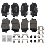 8pcs Brake Pads Set for Hyundai Santa Fe (2010–2012) D1432 D1284
