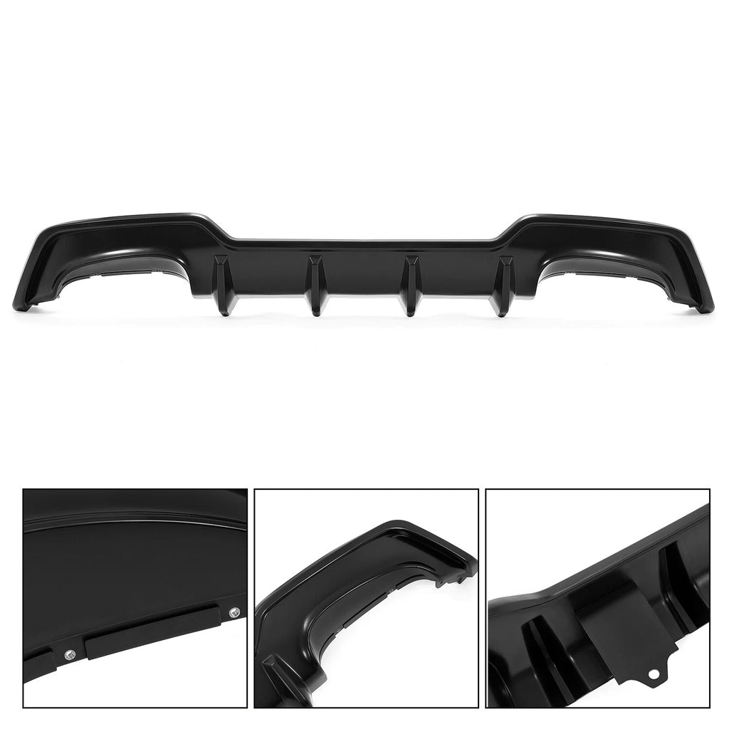 Rear Bumper Diffuser for Toyota Corolla Auris Hatchback (2019–2022) ABS