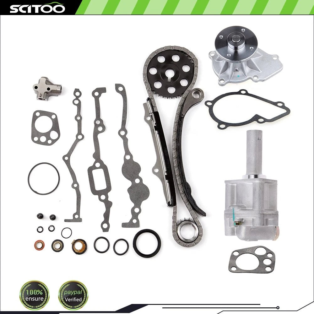 Timing Chain Kit & Water Oil Pump for Nissan 240SX D21 Pickup (1989–1997)