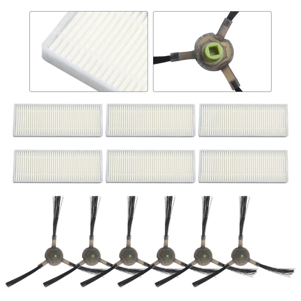 Replacement Filter and Side Brushes for EICOBOT R20 (2019–2023)