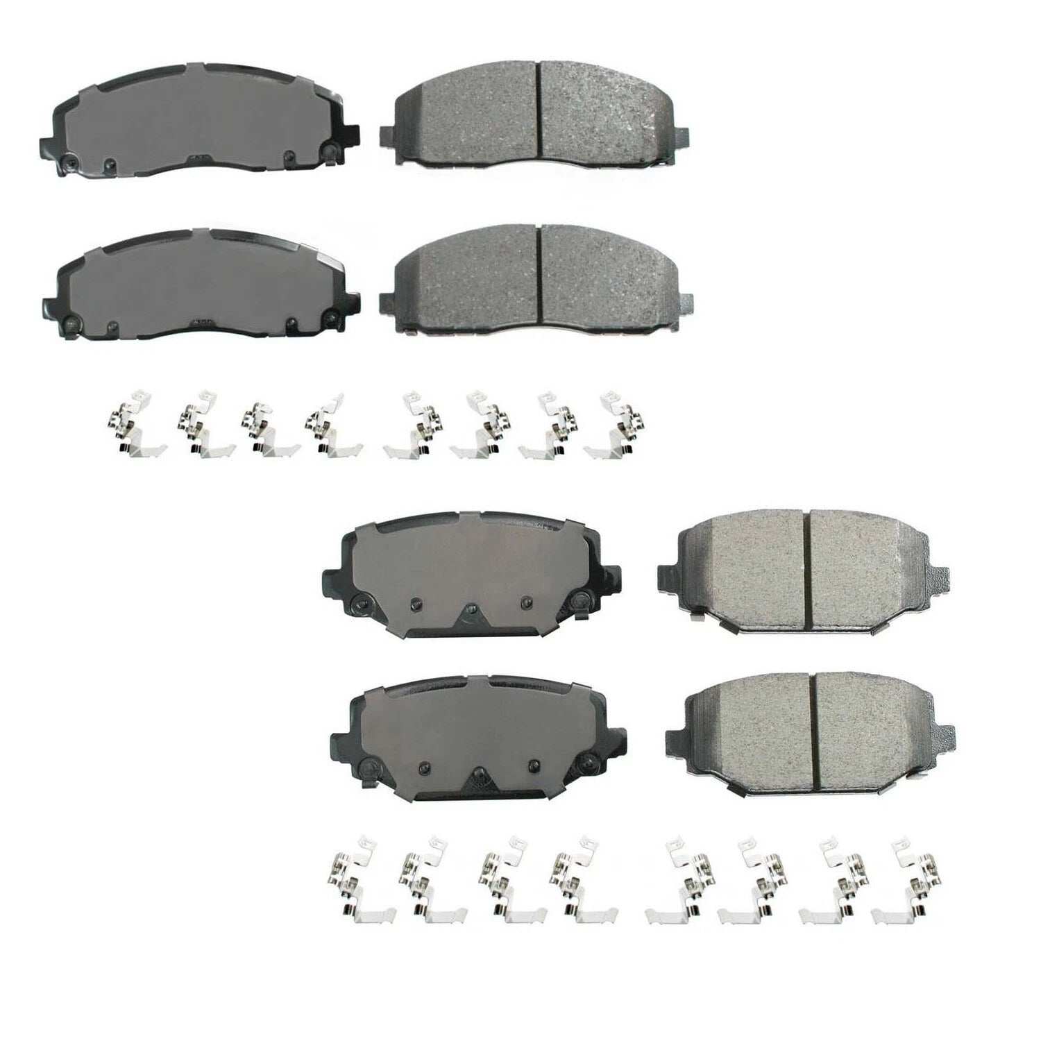 Brake Pads Kit for Chrysler Dodge VW Ram (Akebono ProACT)