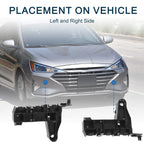 1 Pair Front Bumper Retainer Bracket No. 71198TG0T01/71193TG0T01 for Honda Jazz (2002–2008)