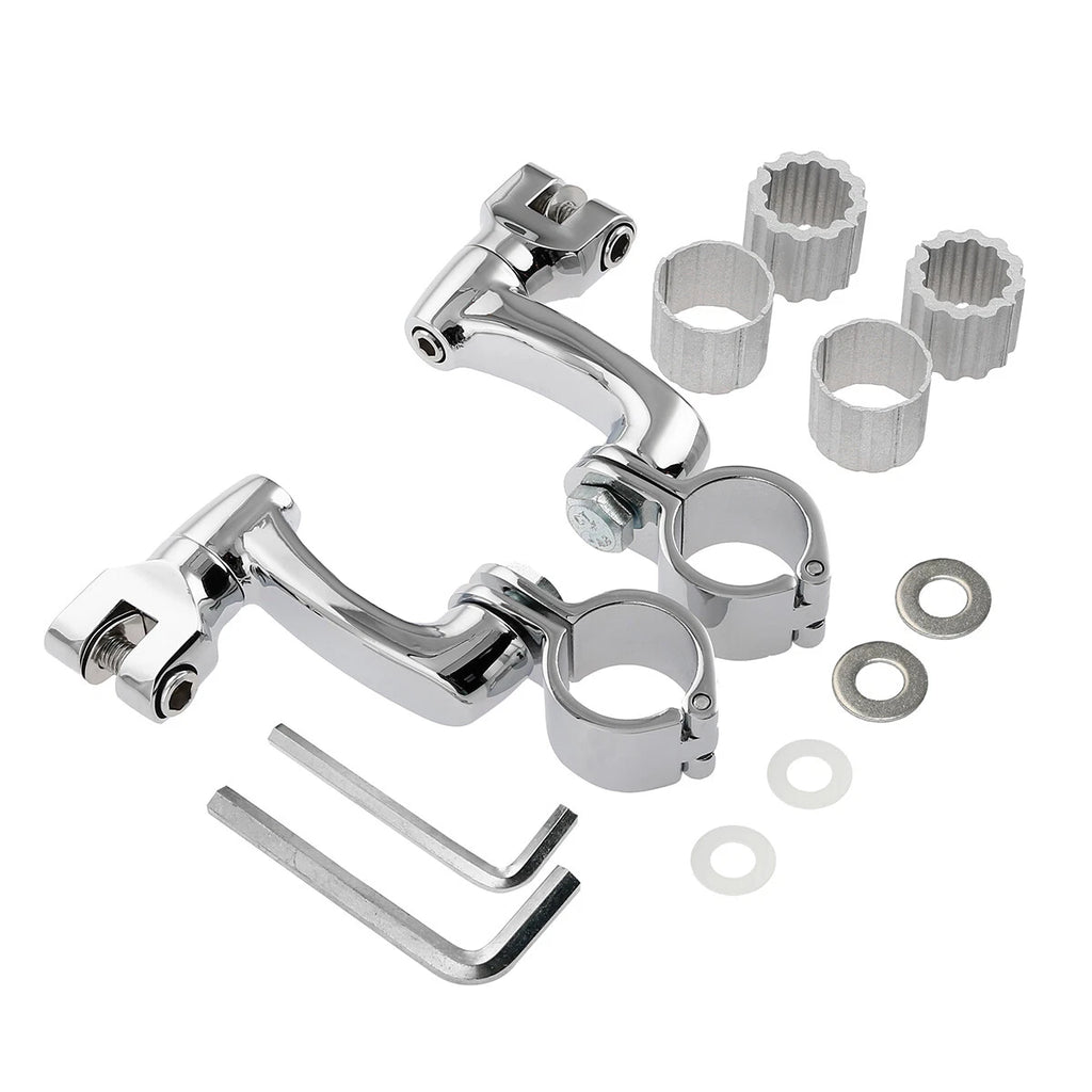 Highway Foot Pegs Mount Clamps for Harley Touring Glide Sportster