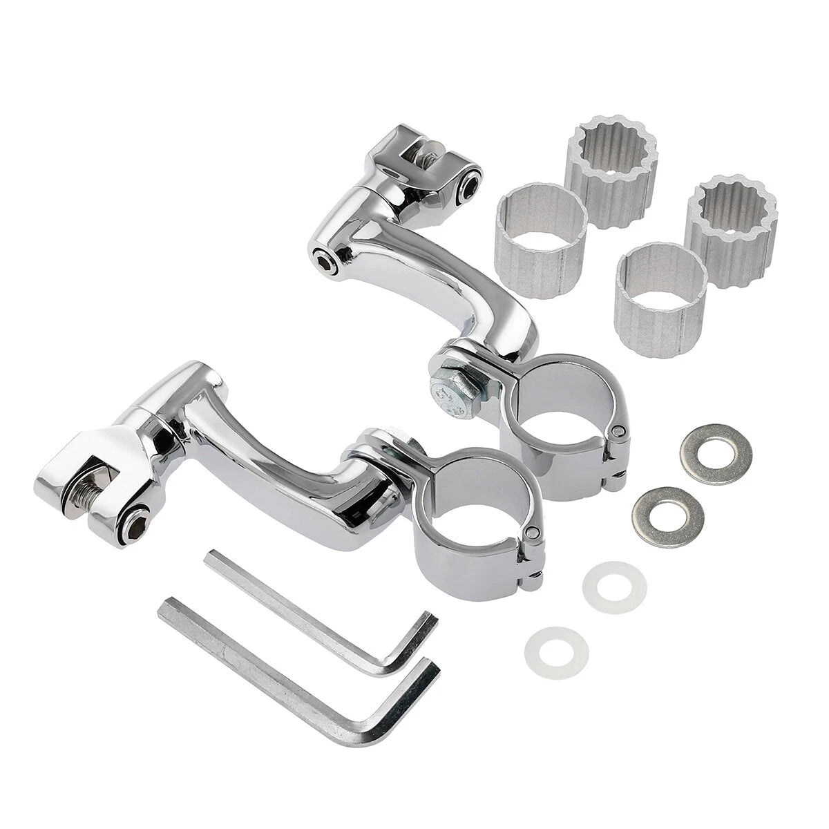 Highway Foot Pegs Mount Clamps for Harley Touring Glide Sportster