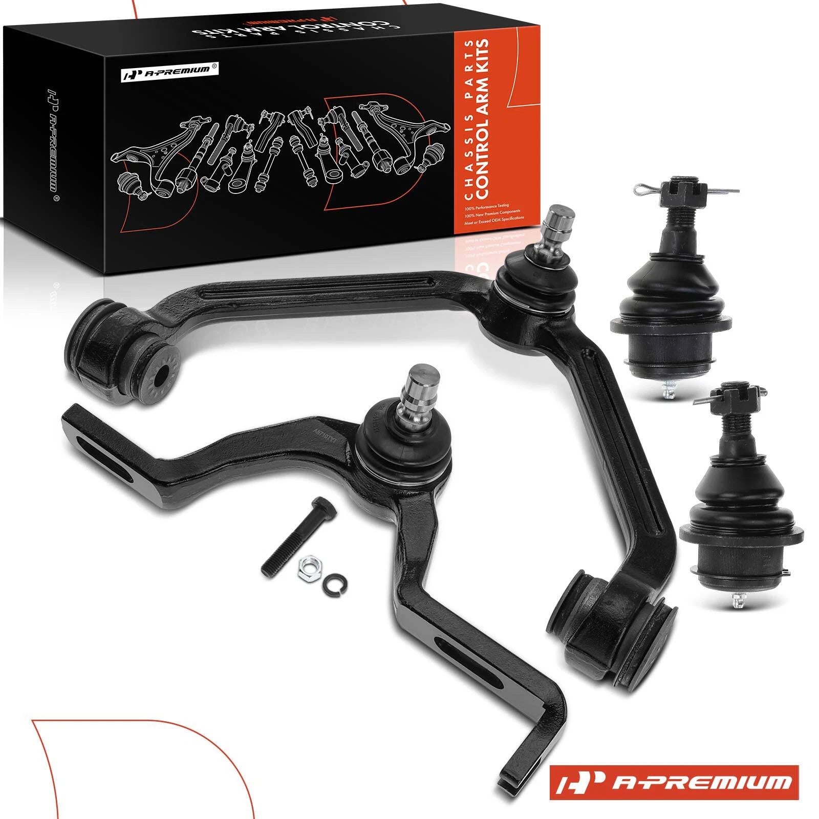 Set of 4 Front Control Arms with Ball Joints for Ford Explorer (1995–2001)