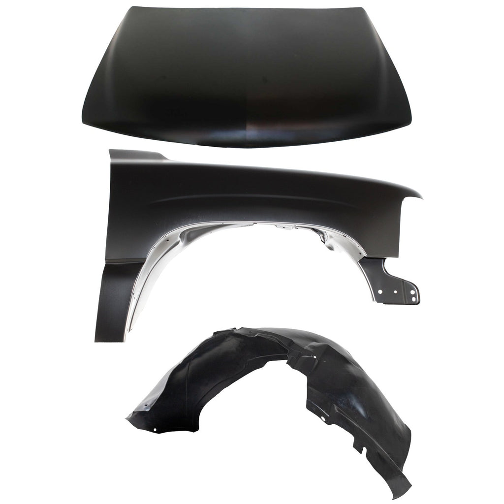 Hood Kit for Chevrolet Suburban Silverado (2000–2006) with Left Fender & Liner