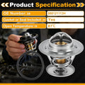 Engine Coolant Thermostat 068121113H for Audi A2 (2000–2005) with Seal