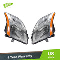 Set of 2 Halogen Headlight Assemblies for Nissan Sentra (2010–2012)