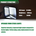 LED Rear Bumper License Plate Light for Chevy Colorado/GMC Canyon (2004–2012)