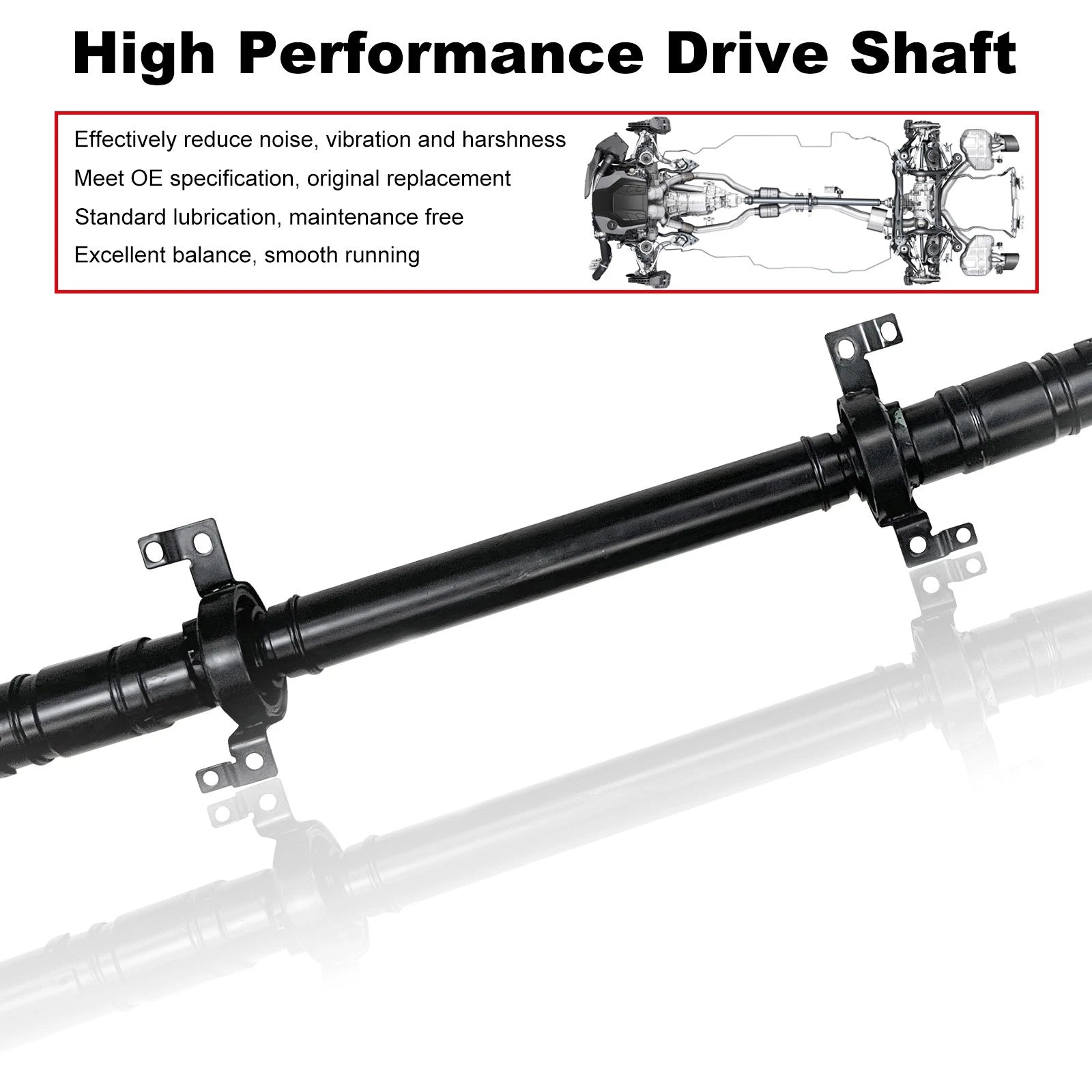 Rear Driveshaft Assembly for Jeep Cherokee (2014–2023) AWD 4WD