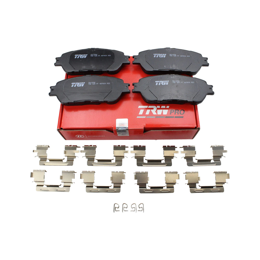 Set of 4 TRW Pro Ceramic Slotted Brake Pads for Lexus ES300 ES330 (2002–2006)