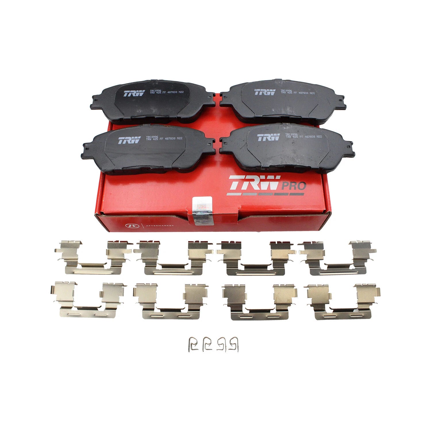 Set of 4 TRW Pro Ceramic Slotted Brake Pads for Lexus ES300 ES330 (2002–2006)