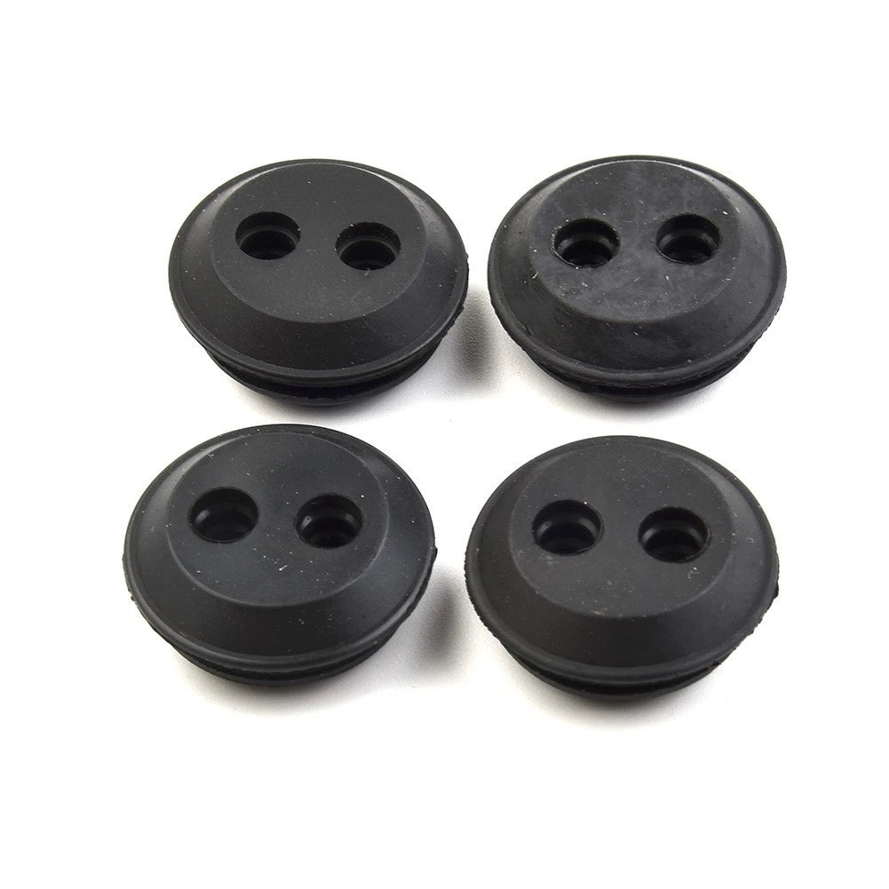Set of 4 Rubber Grommets for Fuel Tank Replacement (Trimmer)