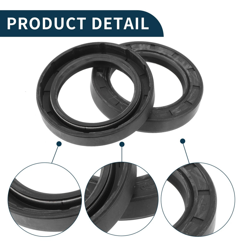 Set of 5 Oil Seal Rotary Shaft Seal NBR Rubber 48x70x12mm