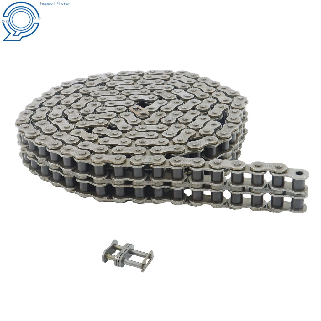 2X Duplex Roller Chain for Various Applications (10 Feet)