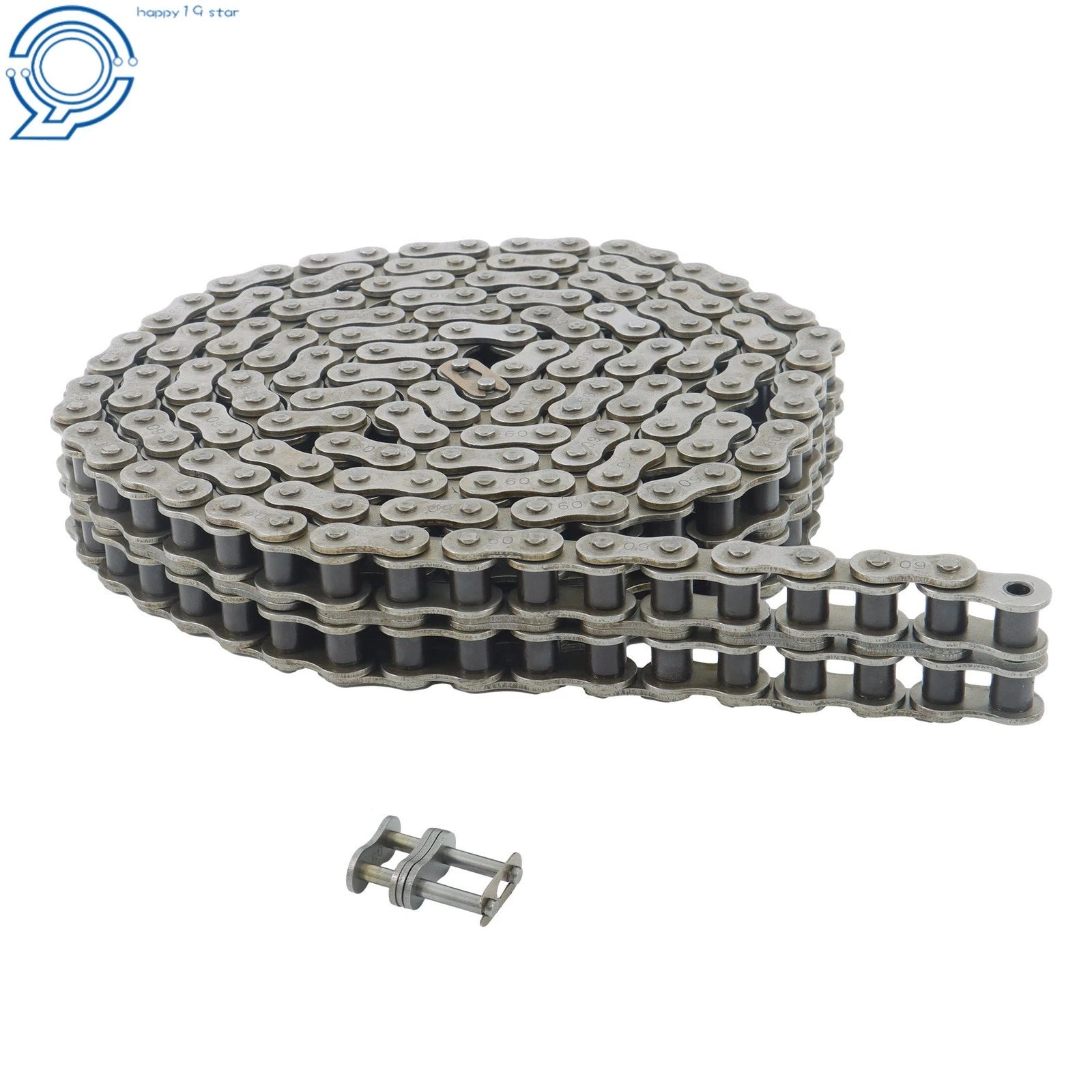 2X Duplex Roller Chain for Various Applications (10 Feet)