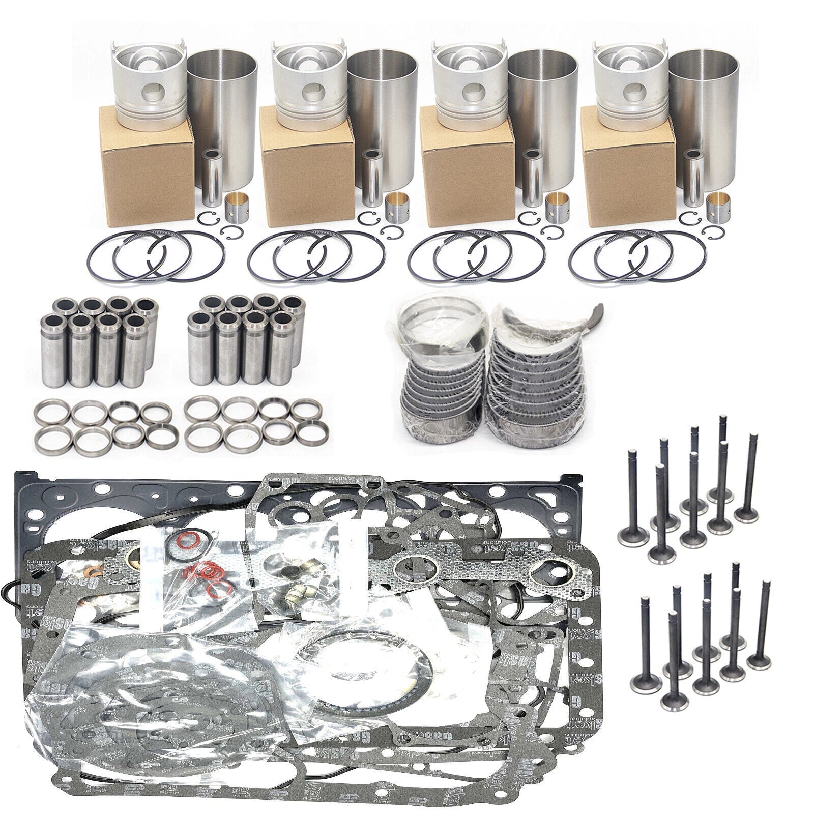 Overhaul Rebuild Kit for Kubota V3800-T-9E0195 (V3800-T-9E0195)