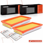 2X Engine Air Filter for Nissan Versa, Micra (2012–2019) 1.6L