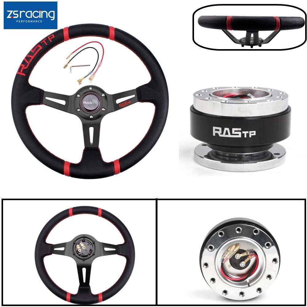 14" Aluminum Drifting Steering Wheel for JDM Racing (Quick Release)
