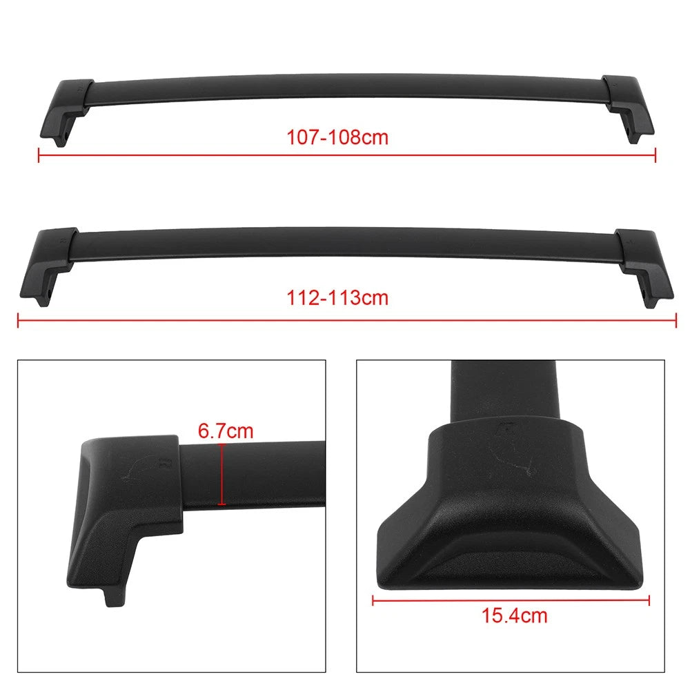 Cross Bar for Honda CR-V (2023) - Aluminum Roof Rack Luggage Carrier