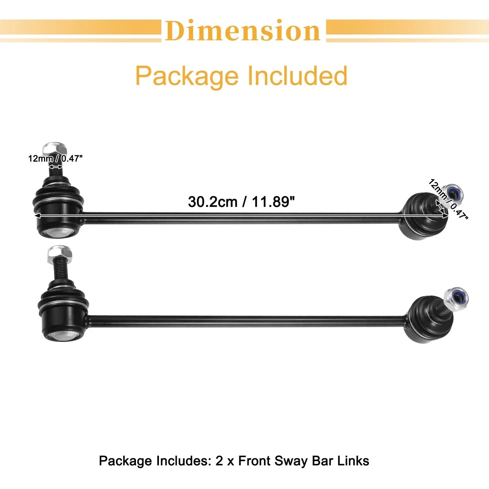 2 x Front Stabilizer Sway Bar Links for Mercedes-Benz C230 C240 C280 C320