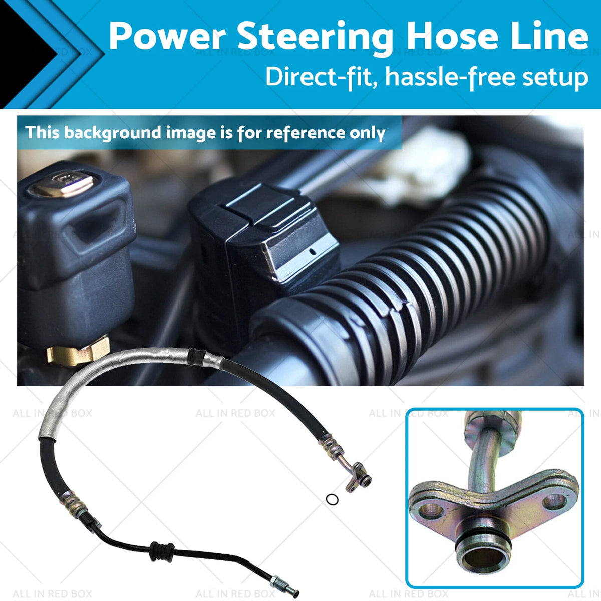 Power Steering Hose Line for Honda CR-V (2002–2006) 2.4L 53713-S9A A03
